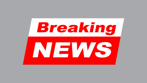 Breaking News Graphic that is red and white.